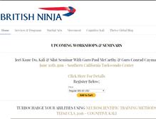 Tablet Screenshot of britishninja.com
